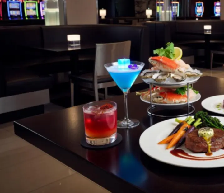 Gastronomické menu servírované v Cezaria Casino
